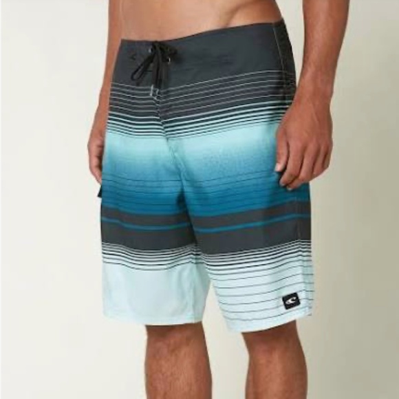 NWT O'Neill LENNOX GRAPHITE Men's 21" Board shorts size 36 - Picture 1 of 7